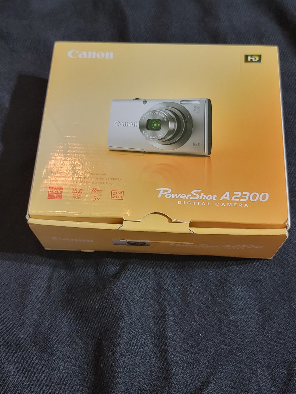 Canon PowerShot A2300 Black Digital Camera